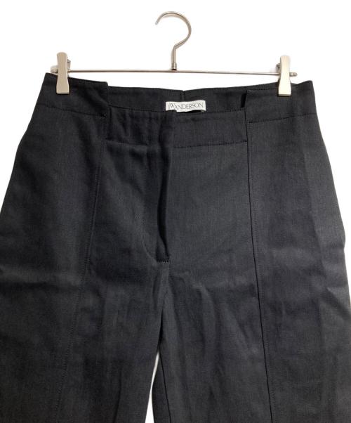 J.W.ANDERSON（ジェイダブリューアンダーソン）J.W.ANDERSON (ジェイダブリューアンダーソン) パネル ストレートパンツ/Panel Straight Pants ブラック サイズ:38の古着・服飾アイテム
