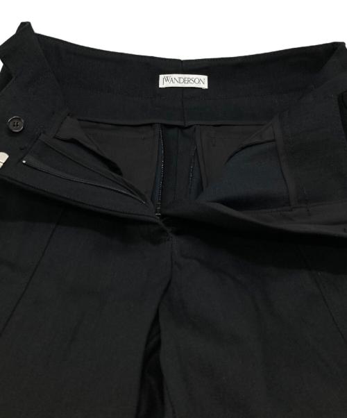 J.W.ANDERSON（ジェイダブリューアンダーソン）J.W.ANDERSON (ジェイダブリューアンダーソン) パネル ストレートパンツ/Panel Straight Pants ブラック サイズ:38の古着・服飾アイテム