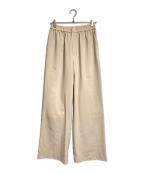 HYKEハイク）の古着「STRETCH WIDE LEG PANTS/ストレッチワイドレッグパンツ」｜ピンク