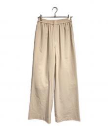 HYKE（ハイク）の古着「STRETCH WIDE LEG PANTS/ストレッチワイドレッグパンツ」｜ピンク