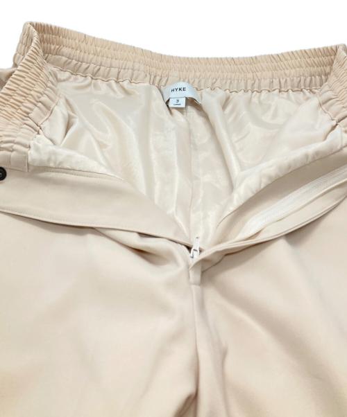 HYKE（ハイク）HYKE (ハイク) STRETCH WIDE LEG PANTS/ストレッチワイドレッグパンツ ピンク サイズ:3の古着・服飾アイテム