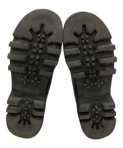 toshinosuke takegahara（トシノスケ タケガハラ）TOSHINOSUKE TAKEGAHARA (トシノスケ タケガハラ) BSMOC GLOXI CUT SOLE/モカシングロキシカット・ソール ブラック サイズ:24cmの古着・服飾アイテム