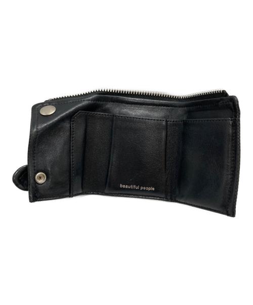 beautiful people（ビューティフルピープル）beautiful people (ビューティフルピープル) riders petit wallet/ライダース・プチ・ウォレット ブラック サイズ:不明の古着・服飾アイテム