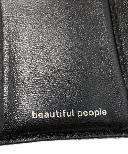 beautiful people（ビューティフルピープル）beautiful people (ビューティフルピープル) riders petit wallet/ライダース・プチ・ウォレット ブラック サイズ:不明の古着・服飾アイテム