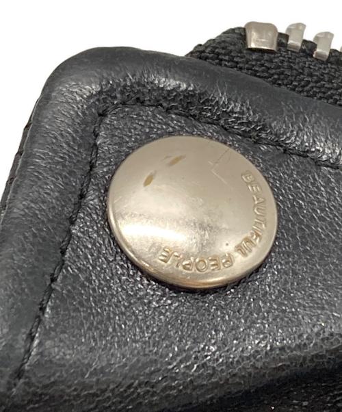 beautiful people（ビューティフルピープル）beautiful people (ビューティフルピープル) riders petit wallet/ライダース・プチ・ウォレット ブラック サイズ:不明の古着・服飾アイテム