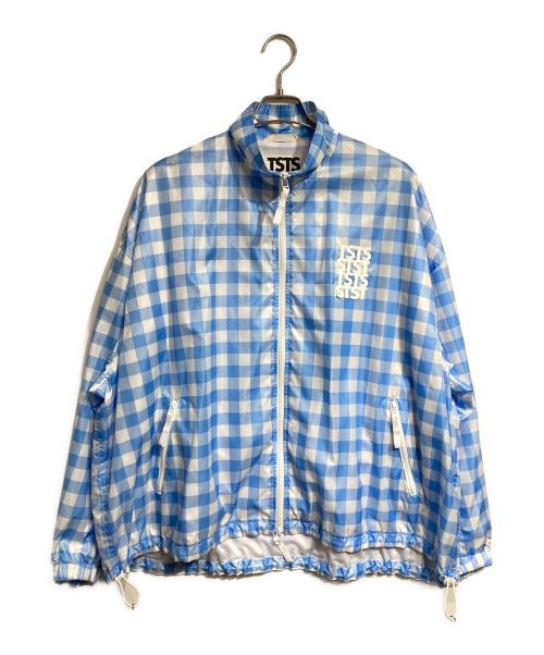 TSTS（ティーエスティーエス）TSTS (ティーエスティーエス) POLYESTER WIND TRACK JACKET/ポリエステルウィンドトラックジャケット ブルー サイズ:Lの古着・服飾アイテム