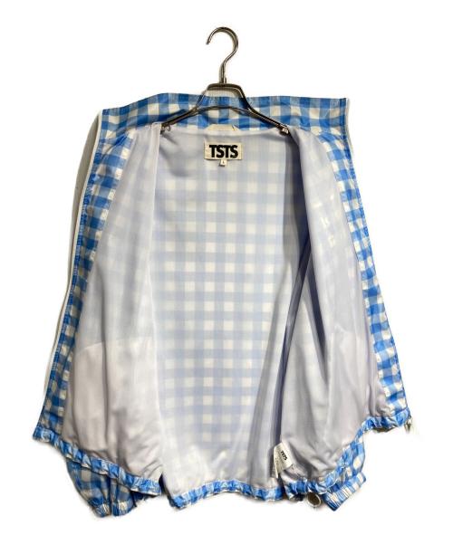 TSTS（ティーエスティーエス）TSTS (ティーエスティーエス) POLYESTER WIND TRACK JACKET/ポリエステルウィンドトラックジャケット ブルー サイズ:Lの古着・服飾アイテム