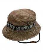 SUPREMEシュプリーム）の古着「STRNCIL WEBBING BOONIE」｜ブラウン