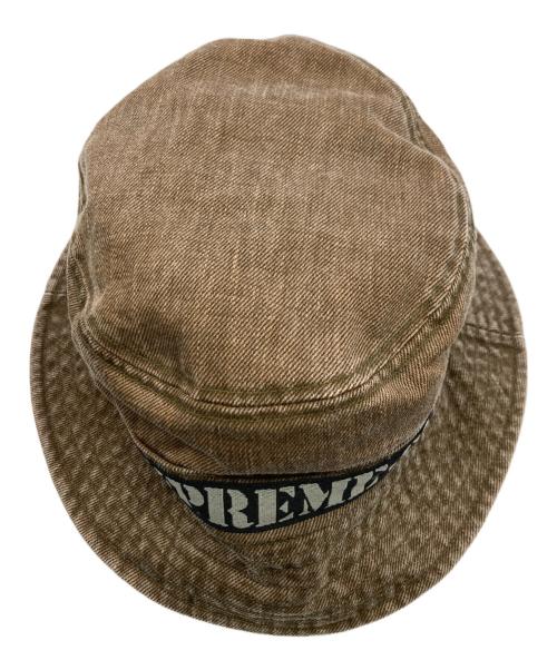 SUPREME（シュプリーム）Supreme (シュプリーム) STRNCIL WEBBING BOONIE ブラウンの古着・服飾アイテム