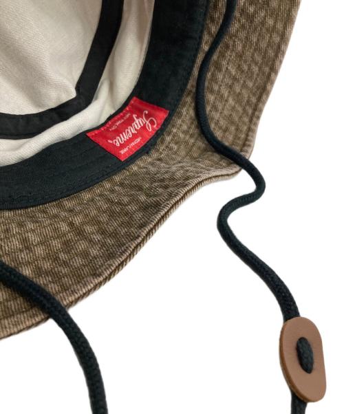 SUPREME（シュプリーム）Supreme (シュプリーム) STRNCIL WEBBING BOONIE ブラウンの古着・服飾アイテム