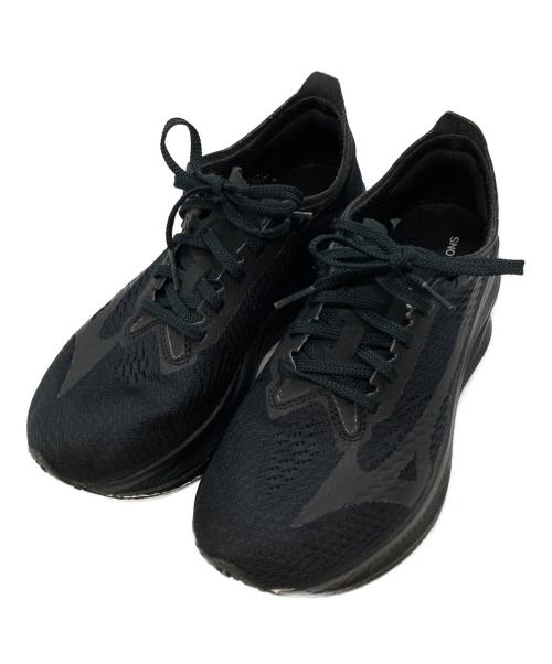 MIZUNO（ミズノ）MIZUNO (ミズノ) COMME des GARCONS (コムデギャルソン) WAVE REBELLION PRO 3/ウエーブリベリオンプロ3 ブラック サイズ:24の古着・服飾アイテム