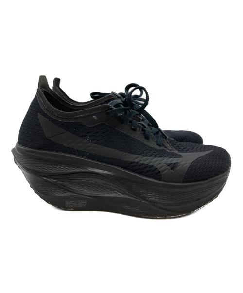 MIZUNO（ミズノ）MIZUNO (ミズノ) COMME des GARCONS (コムデギャルソン) WAVE REBELLION PRO 3/ウエーブリベリオンプロ3 ブラック サイズ:24の古着・服飾アイテム