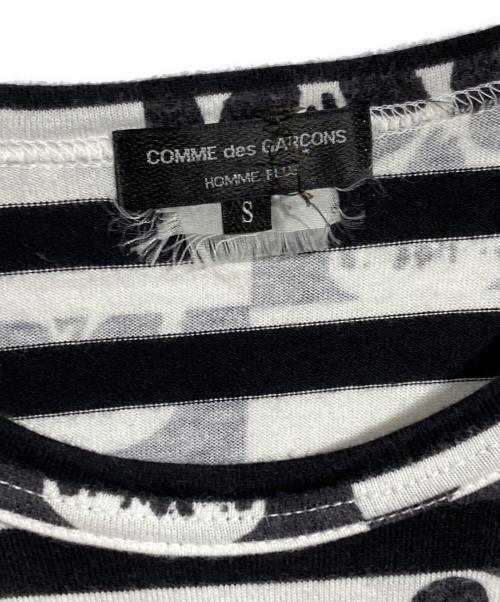 COMME des GARCONS HOMME PLUS（コムデギャルソンオムプリュス）COMME des GARCONS HOMME PLUS (コムデギャルソンオムプリュス) ドクロスカルボーダーL/S Tee ブラック サイズ:Sの古着・服飾アイテム