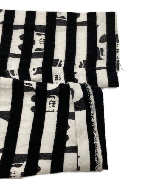 COMME des GARCONS HOMME PLUS（コムデギャルソンオムプリュス）COMME des GARCONS HOMME PLUS (コムデギャルソンオムプリュス) ドクロスカルボーダーL/S Tee ブラック サイズ:Sの古着・服飾アイテム