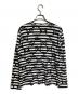 COMME des GARCONS HOMME PLUS (コムデギャルソンオムプリュス) ドクロスカルボーダーL/S Tee ブラック サイズ:S：20000円