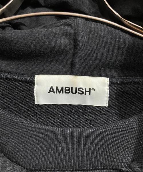 AMBUSH（アンブッシュ）AMBUSH (アンブッシュ) MULTICORD HOODIE/マルチコードフーディー ブラック サイズ:Mの古着・服飾アイテム