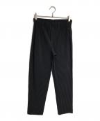 HOMME PLISSE ISSEY MIYAKEオム プリッセ イッセイ ミヤケ）の古着「BASICSプリーツパンツ」｜ブラック
