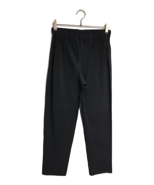 HOMME PLISSE ISSEY MIYAKE（オム プリッセ イッセイ ミヤケ）HOMME PLISSE ISSEY MIYAKE (オム プリッセ イッセイ ミヤケ) BASICSプリーツパンツ ブラック サイズ:2の古着・服飾アイテム