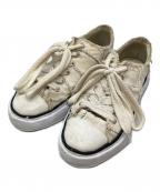 MIHARA YASUHIRO×RECOGNIZE BOWWOWミハラヤスヒロ×）の古着「ローカットスニーカー/Low-top sneakers」｜ベージュ