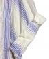 中古・古着 WACKO MARIA (ワコマリア) STRIPED OPEN COLLAR SHIRT S/S ストライプオープンカラーシャツ ホワイト×ブルー サイズ:S：18000円