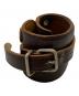 AFFA (エーエフエフエー) レザーバングル/Leather bangle ブラウン：14000円