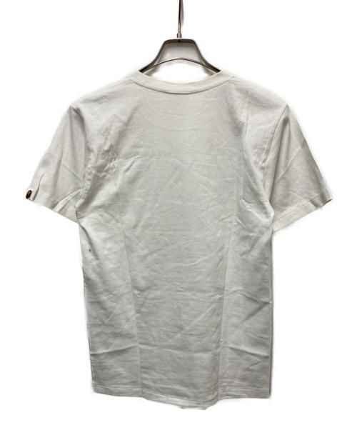 A BATHING APE（アベイシングエイプ）A BATHING APE (アベイシングエイプ) カレッジロゴプリントTシャツ ホワイト サイズ:Sの古着・服飾アイテム