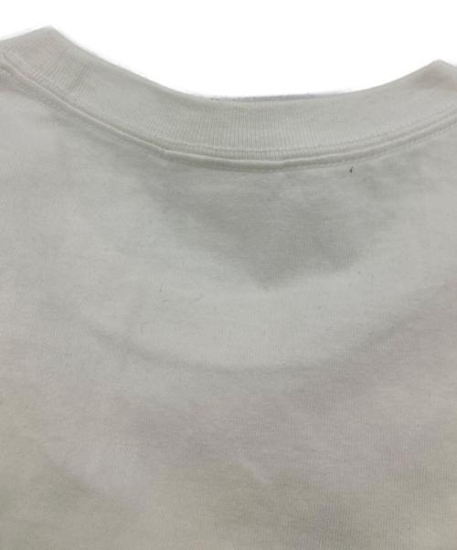 A BATHING APE（アベイシングエイプ）A BATHING APE (アベイシングエイプ) カレッジロゴプリントTシャツ ホワイト サイズ:Sの古着・服飾アイテム