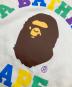 中古・古着 A BATHING APE (アベイシングエイプ) カレッジロゴプリントTシャツ ホワイト サイズ:S：6000円