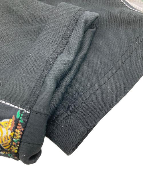A BATHING APE（アベイシングエイプ）A BATHING APE (アベイシングエイプ) タイガープリント トラックパンツ ブラック サイズ:Mの古着・服飾アイテム