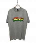 stussyステューシー）の古着「ラスタカラーTee」｜グレー