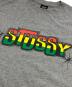 中古・古着 stussy (ステューシー) ラスタカラーTee グレー サイズ:	SIZE M：6000円