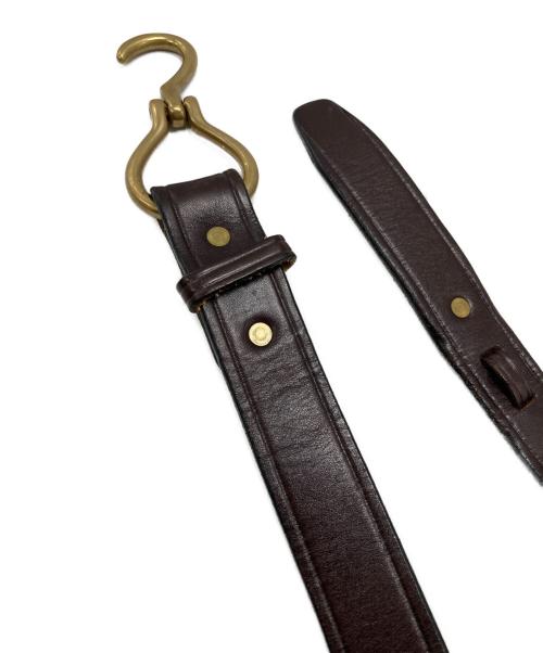 TORY LEATHER（トリーレザー）TORY LEATHER (トリーレザー) Hoof Pick Belt ブラウン サイズ:28の古着・服飾アイテム