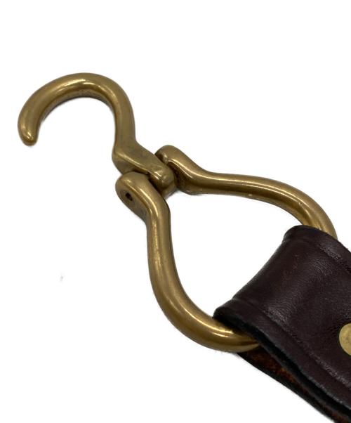 TORY LEATHER（トリーレザー）TORY LEATHER (トリーレザー) Hoof Pick Belt ブラウン サイズ:28の古着・服飾アイテム