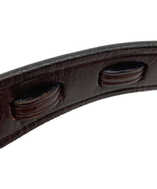 TORY LEATHER（トリーレザー）TORY LEATHER (トリーレザー) Hoof Pick Belt ブラウン サイズ:28の古着・服飾アイテム