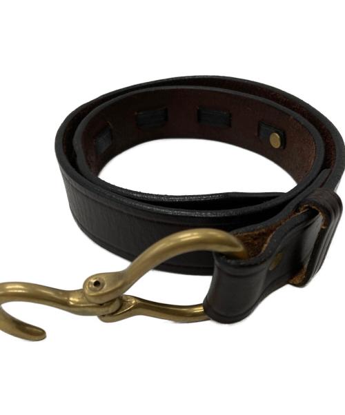 TORY LEATHER（トリーレザー）TORY LEATHER (トリーレザー) Hoof Pick Belt ブラウン サイズ:28の古着・服飾アイテム