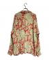 m's braque (エムズブラック) PRINT RAGLAN LONG SLEEVE SHIRT ethnic/プリントラグラン長袖シャツ レッド サイズ:38：10000円