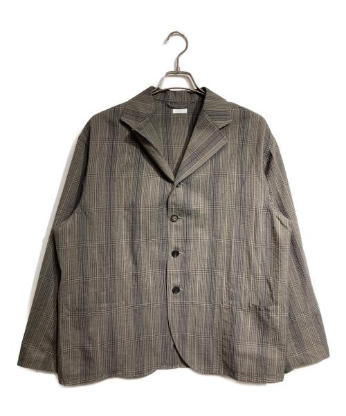 SEEALL（シーオール）SEEALL (シーオール) シアサッカーストライプジャケット/Seersucker striped jacket ブラウン サイズ:3の古着・服飾アイテム