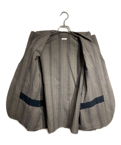 SEEALL（シーオール）SEEALL (シーオール) シアサッカーストライプジャケット/Seersucker striped jacket ブラウン サイズ:3の古着・服飾アイテム
