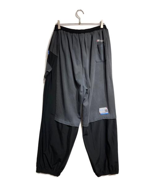 Maison MIHARA YASUHIRO（メゾン ミハラ ヤスヒロ）Maison MIHARA YASUHIRO (メゾン ミハラ ヤスヒロ) TEE COMBINED PANTS/ティー・コンバインド・パンツ ブラック×グレー サイズ:52の古着・服飾アイテム