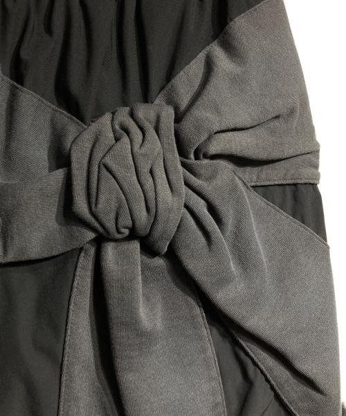 Maison MIHARA YASUHIRO（メゾン ミハラ ヤスヒロ）Maison MIHARA YASUHIRO (メゾン ミハラ ヤスヒロ) TEE COMBINED PANTS/ティー・コンバインド・パンツ ブラック×グレー サイズ:52の古着・服飾アイテム