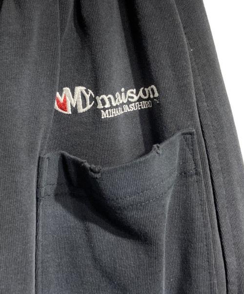 Maison MIHARA YASUHIRO（メゾン ミハラ ヤスヒロ）Maison MIHARA YASUHIRO (メゾン ミハラ ヤスヒロ) TEE COMBINED PANTS/ティー・コンバインド・パンツ ブラック×グレー サイズ:52の古着・服飾アイテム