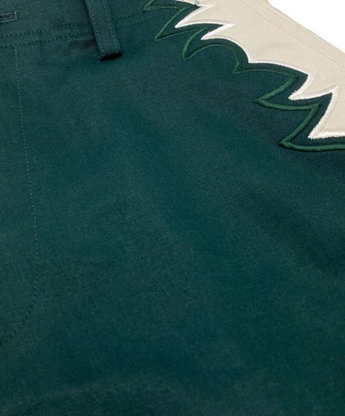 TOGA VIRILIS（トーガ ビリリース）TOGA VIRILIS (トーガ ビリリース) EMBROIDERY WESTERN PANTS/エンブロイダリー ウエスタン パンツ グリーン サイズ:46の古着・服飾アイテム