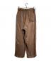 YOKE (ヨーク) RAYON WOOL OMBRE PLAID EASY PANTS ブラウン サイズ:2：14000円