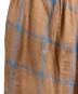 中古・古着 YOKE (ヨーク) RAYON WOOL OMBRE PLAID EASY PANTS ブラウン サイズ:2：14000円