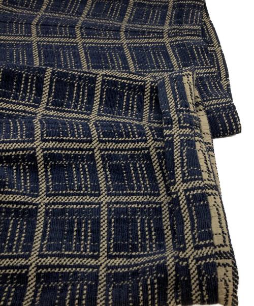 YOKE（ヨーク）YOKE (ヨーク) JACQUARD PLAID EASY PANTS/ジャカード プレイド イージー パンツ ネイビー サイズ:2の古着・服飾アイテム