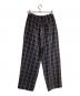 YOKE (ヨーク) JACQUARD PLAID EASY PANTS/ジャカード プレイド イージー パンツ ネイビー サイズ:2：15000円
