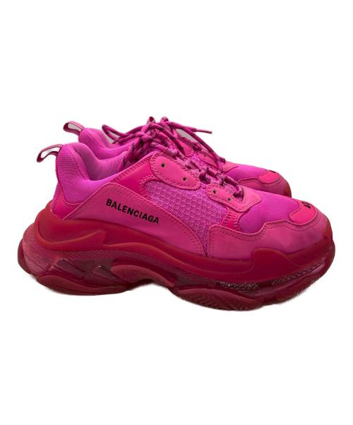 BALENCIAGA（バレンシアガ）BALENCIAGA (バレンシアガ) TRIPLE S/トリプル エス ピンク サイズ:42の古着・服飾アイテム