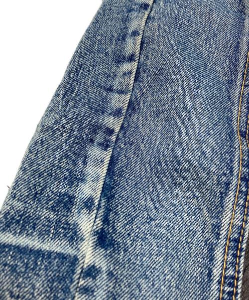 THUG CLUB（サグ クラブ）THUG CLUB (サグ クラブ) Mohican Leather Denim Pants/モヒカンレザーデニムパンツ インディゴ サイズ:1の古着・服飾アイテム