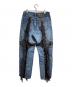 THUG CLUB (サグ クラブ) Mohican Leather Denim Pants/モヒカンレザーデニムパンツ インディゴ サイズ:1：18000円