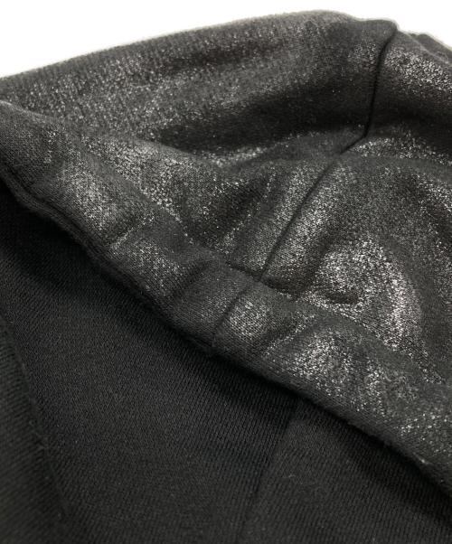 MIHARA YASUHIRO（ミハラヤスヒロ）MIHARA YASUHIRO (ミハラヤスヒロ) コーティング加工ロングジップパーカー/Coated long zip hoodie ブラック サイズ:46の古着・服飾アイテム